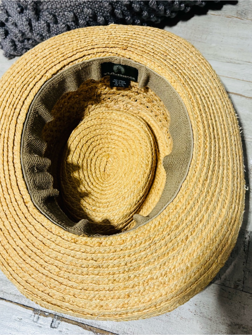 ❤️Weatherproof 100% Straw All Occasion Hat - Picture 7 of 8